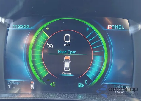 2017 Chevrolet Volt Premier from USA, damaged, VIN 1G1RD6S57HU101024